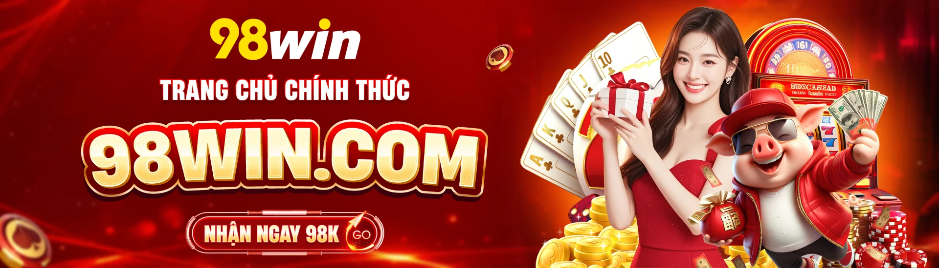 Banner 98Win về casino live và game bài tham khảo